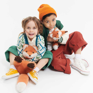Peluche The Softest Renard (38 cm) Orange Toys