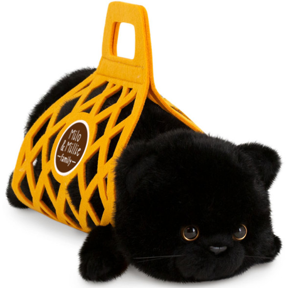 Peluche Milo le Chat Noir (35 cm)