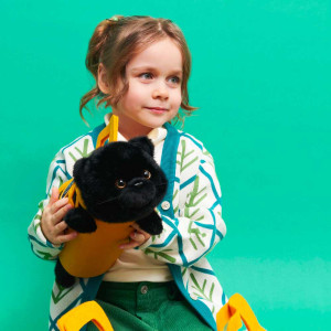 Peluche Milo le Chat Noir (35 cm) Orange Toys