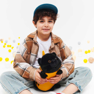 Peluche Milo le Chat Noir (35 cm) Orange Toys