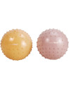 Balles sensorielles "Rosé et Chamois" (15 cm)