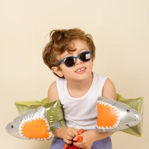 Lunettes de soleil enfant (12-24 mois) Wazz "Bleu Denim" kietla