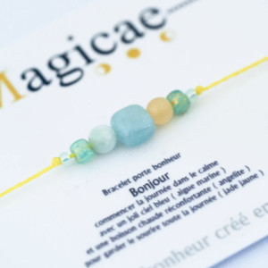 Bracelet porte-bonheur "BONJOUR" Magicae