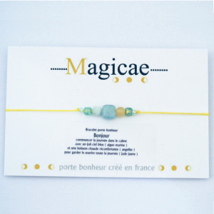 Bracelet porte-bonheur "BONJOUR" Magicae