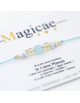 Bracelet porte-bonheur en pierres naturelles "JE T'AIME MAMAN"