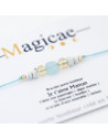 Bracelet porte-bonheur en pierres naturelles "JE T'AIME MAMAN"