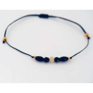 Bracelet porte-bonheur en pierres naturelles "JOYEUX ANNIVERSAIRE" Magicae
