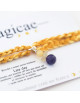 Bracelet porte-bonheur en pierres naturelles à nouer "LAZY DAY"