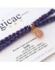 Bracelet porte-bonheur en pierres naturelles à nouer "SMILE"