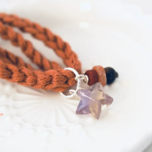 Bracelet porte-bonheur en pierres naturelles à nouer "DREAM & GO" Magicae