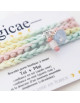 Bracelet porte-bonheur en pierres naturelles à nouer Edition Limitée "TOI +MOI"