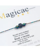 Bracelet porte-bonheur en pierres naturelles Glow up Your mind "BOULE À FACETTE"