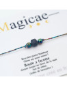 Bracelet porte-bonheur en pierres naturelles Glow up Your mind "BOULE À FACETTE"