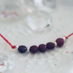 Bracelet porte-bonheur pierre de naissance "JUILLET" Magicae