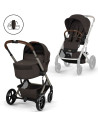  Pack Duo Poussette Balios S Lux 4 "Chocolate Brown" + Nacelle Pliable
