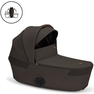  Pack Duo Poussette Cybex Balios S Lux 4 "Chocolate Brown" + Nacelle Pliable