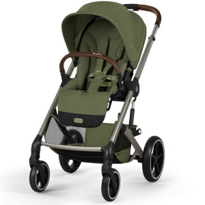  Pack Duo Poussette Cybex Balios S Lux 4 "Moss Green" + Nacelle Pliable
