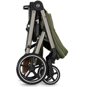  Pack Duo Poussette Cybex Balios S Lux 4 "Moss Green" + Nacelle Pliable