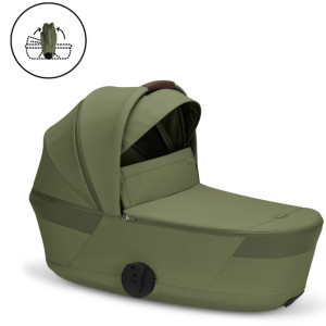  Pack Duo Poussette Cybex Balios S Lux 4 "Moss Green" + Nacelle Pliable