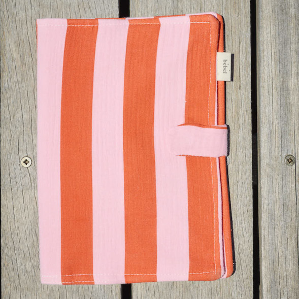 Protège Carnet de santé Capsule "Elma -Rayures Orange" Bebel