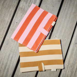 Protège Carnet de santé Capsule "Elma -Rayures Orange" Bebel