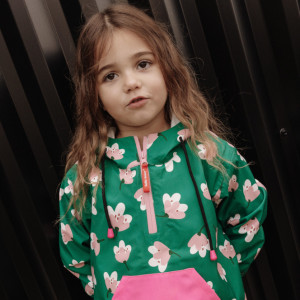 Poncho de pluie fille "Garden Joy " Hello Hossy