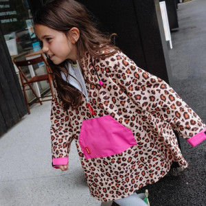 Poncho de pluie fille "Leopard 6" Hello Hossy