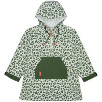 Poncho de pluie femme "Green Leopard"