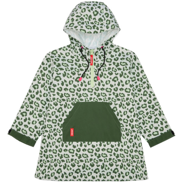 Poncho de pluie femme "Green Leopard" Hello Hossy