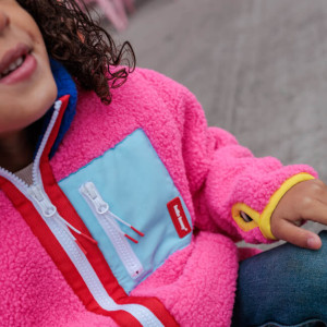 Veste polaire enfant Fille "Fushia" Hello Hossy