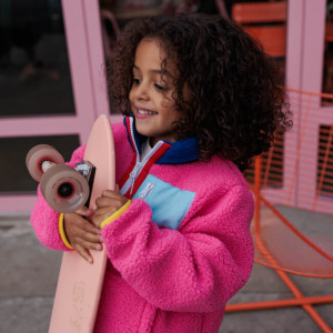 Veste polaire enfant Fille "Fushia" Hello Hossy