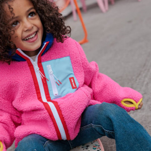Veste polaire enfant Fille "Fushia" Hello Hossy