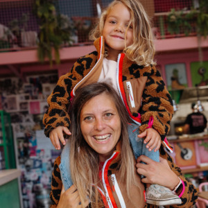 Veste polaire fille enfant "Leopard" Hello Hossy