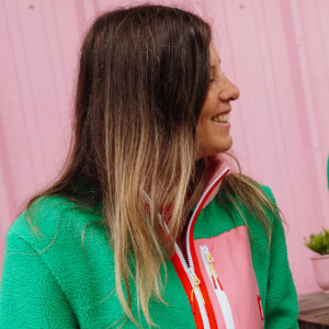 Veste polaire femme "Green Candy" (S) Hello Hossy