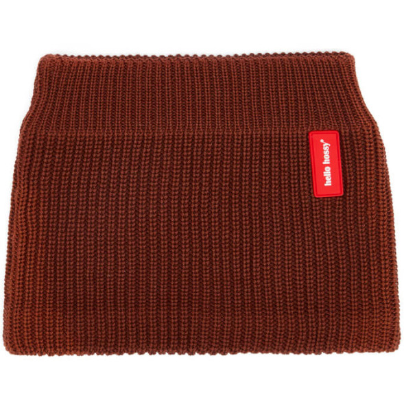 Tour de cou enfant en coton bio et polaire Snood Cocoon "Coffee" (6/10 ans) Hello Hossy