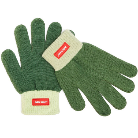 Gants bébé (1/3 ans) en coton bio Handy "Mossy"