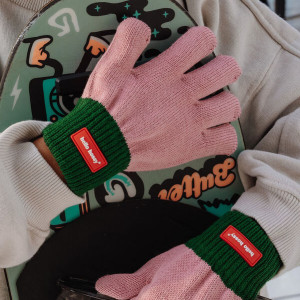 Gants bébé en coton bio Handy "Rosy" (1/3 ans) Hello Hossy