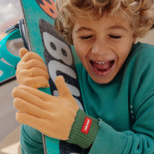Gants enfant (4/6 ans) en coton bio Handy "Outback" Hello Hossy