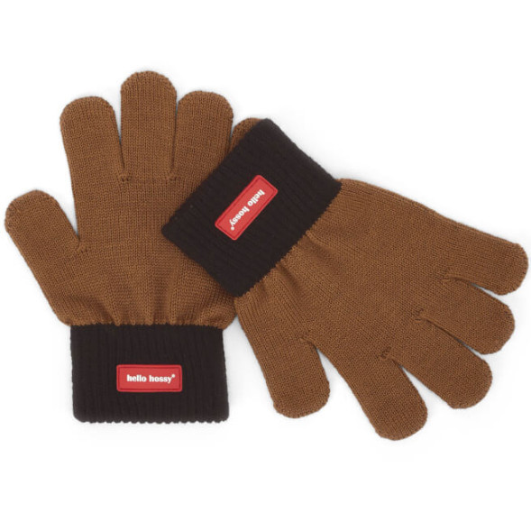 Gants enfant (4/6 ans) en coton bio Handy "Blacky"
