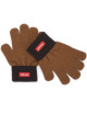 Gants enfant (7/9 ans) en coton bio Handy "Blacky"