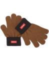 Gants enfant (7/9 ans) en coton bio Handy "Blacky"