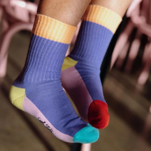 Pack Chaussettes enfant (2-3 ans) en coton bio "Mini Color Pop" Hello Hossy