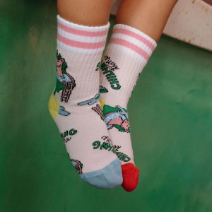 Pack Chaussettes enfant (2-3 ans) en coton bio "Unicorn" Hello Hossy