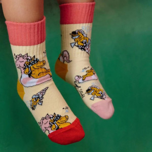 Pack Chaussettes enfant (4-6 ans) en coton bio "Unicorn"