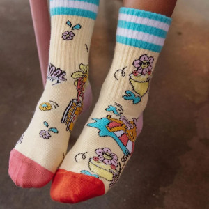 Pack Chaussettes enfant (4-6 ans) en coton bio "Summer Quad" Hello Hossy
