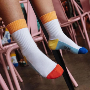 Pack Chaussettes enfant (4-6 ans) en coton bio "Mini Color Pop" Hello Hossy