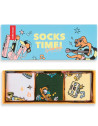 Pack Chaussettes enfant (4-6 ans) en coton bio "Happy Beats"