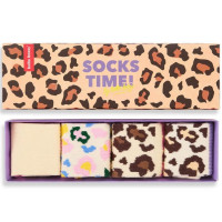 Pack Chaussettes enfant (7-9 ans) en coton bio "Leopard" Hello Hossy