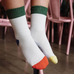 Pack Chaussettes enfant (7-9 ans) en coton bio "Mini Color Pop" Hello Hossy
