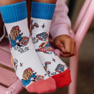 Pack Chaussettes enfant (7-9 ans) en coton bio "Summer Quad" Hello Hossy